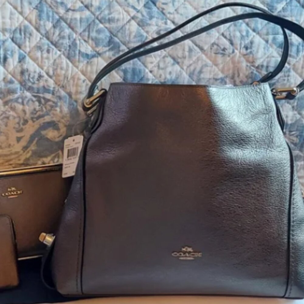 NWT COACH SHOULDER BAG - 3 Piece Set - Coach Leather Edie H… - Picture 10 of 11